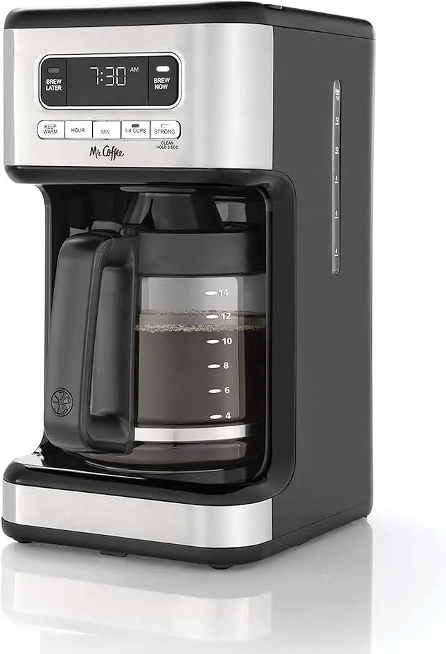 Mr. Coffee 14 Cup Programmable Coffee Maker Stainless Steel
