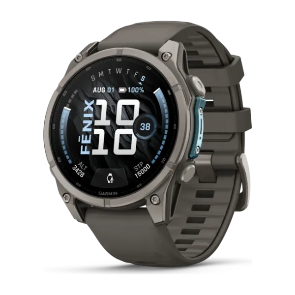 Garmin fēnix 9 multisport GPS-smartklokke, pebble gray 47 mm