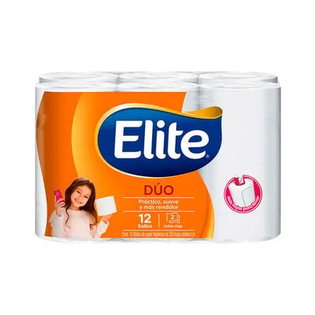 Papel Higiénico Elite Duo 12 Rollos