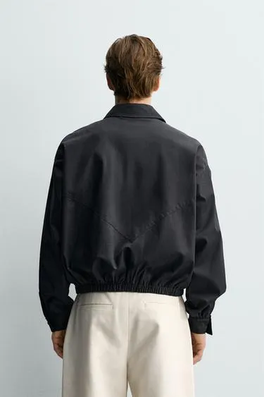 DENIM ZIP-UP JACKET