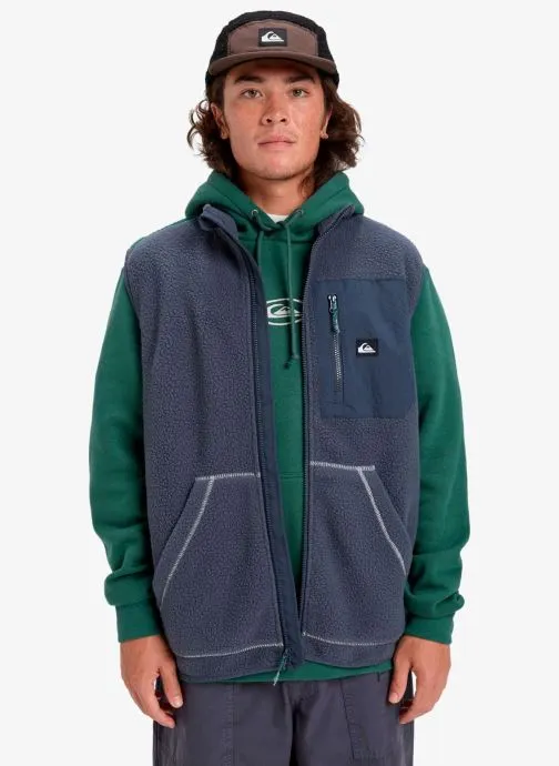 Fleece truien Clean Coast Gilet heren blauw