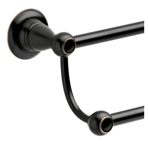 Delta® Porter® 24" Oil-Rubbed Bronze Double Towel Bar