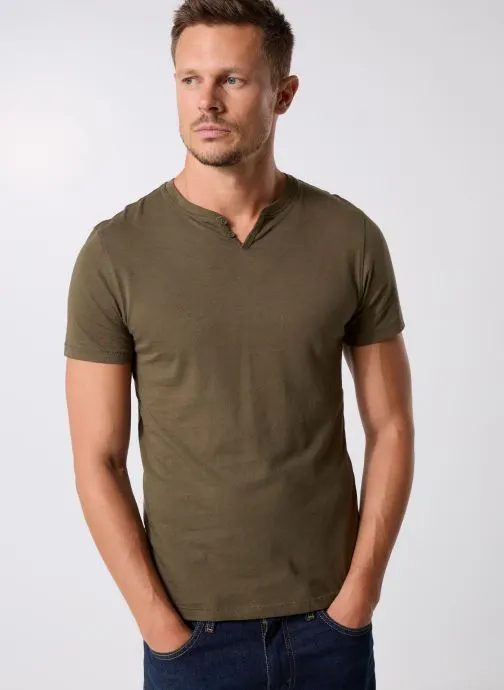 T-shirts met korte mouwen T-SHIRT TUNISIEN heren groen