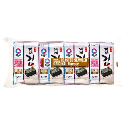 Obap Seasoned Original Seaweed 8 Pack