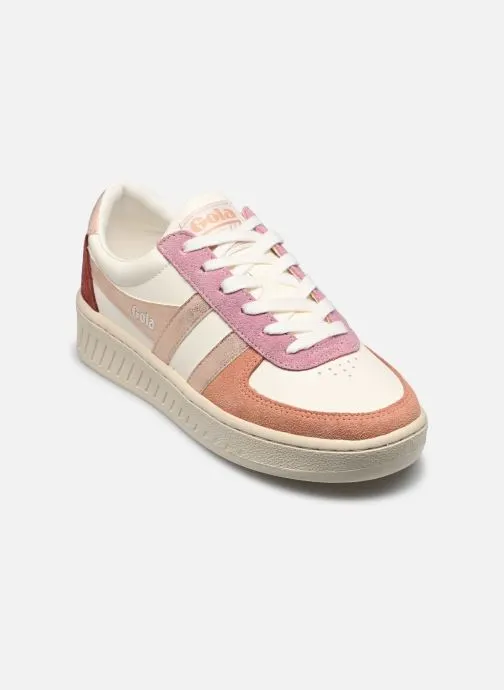 Lage sneakers Grandslam Quadrant W dames wit