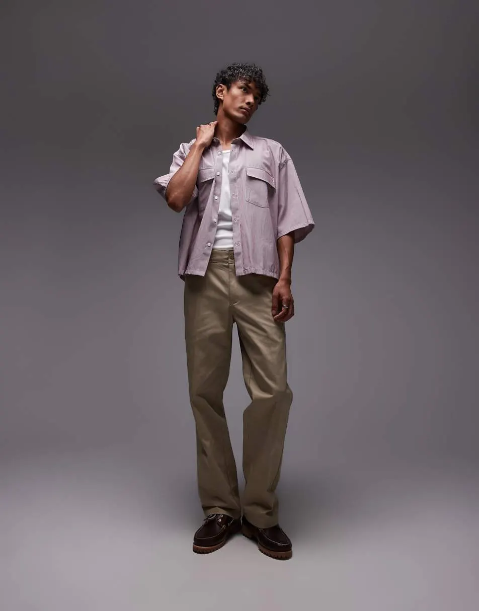 Dickies 247 regular relaxed fit work trousers in light tan