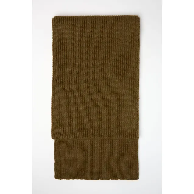 Sjaal effen rib basic