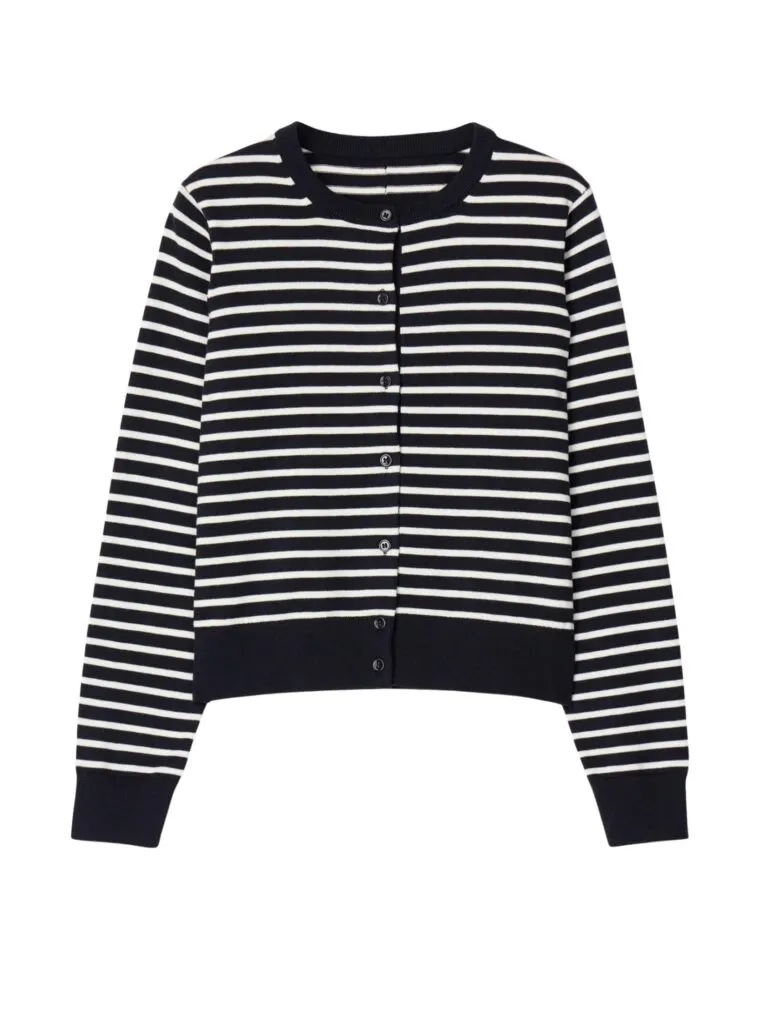Cotton Cashmere Cardigan - Marine