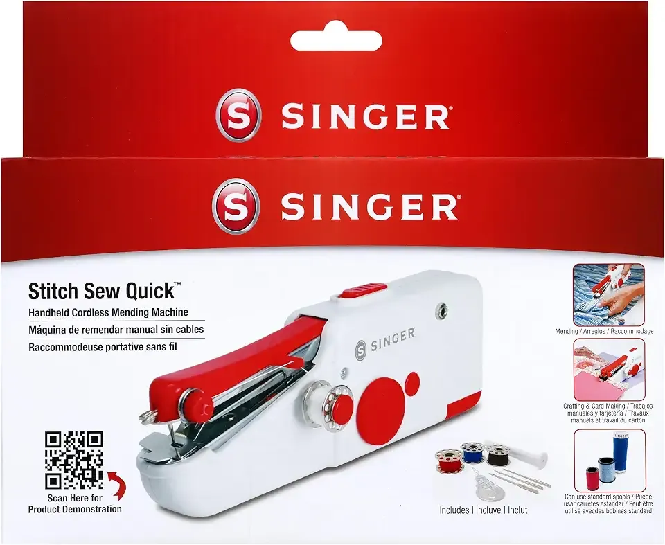 SINGER Stitch Sew Quick™ Portable Handheld Cordless Mending Machine