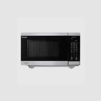 Sharp Flatbed Microwave 900w 26 Litre Stainless Steel SM267FHST