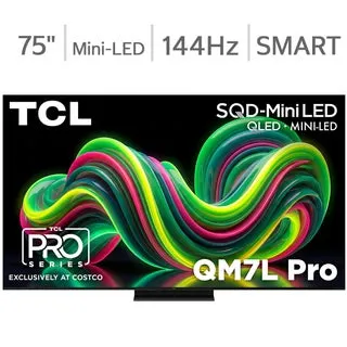 TCL 75" Class - QM7L Pro Series - 4K UHD SQD-Mini LED Smart TV - Allstate 3-Year Protection Plan Bundle Included for 5 Years of Total Coverage*