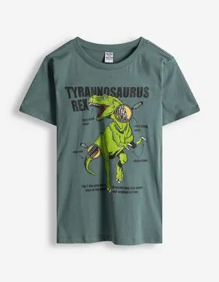 T-shirt - Stampa frontale - verde