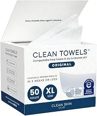 Clean Skin Club Clean Towels XL®, 100% U…