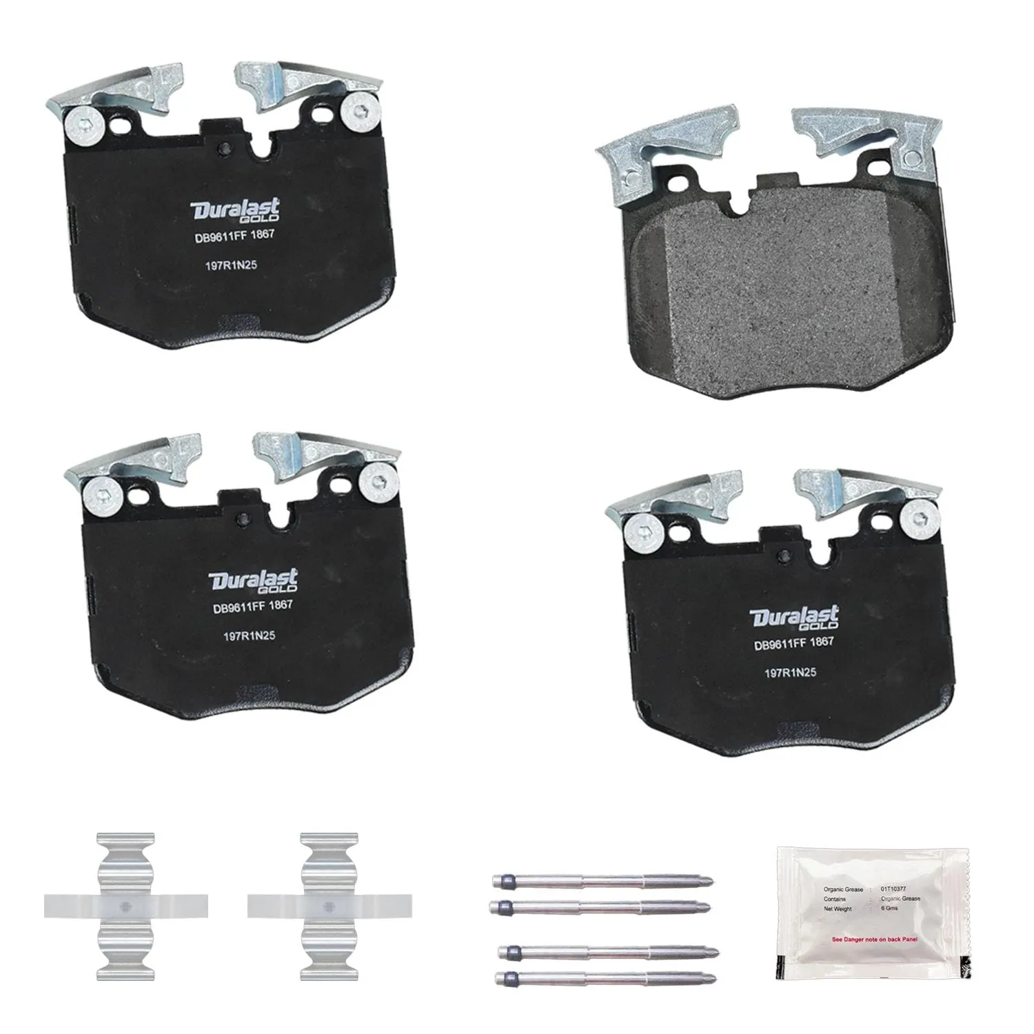 Balatas Semi-Metalicas Duralast Gold DG1867