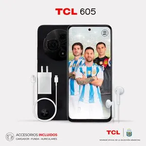Celular TCL 605 8GB 256GB Negro