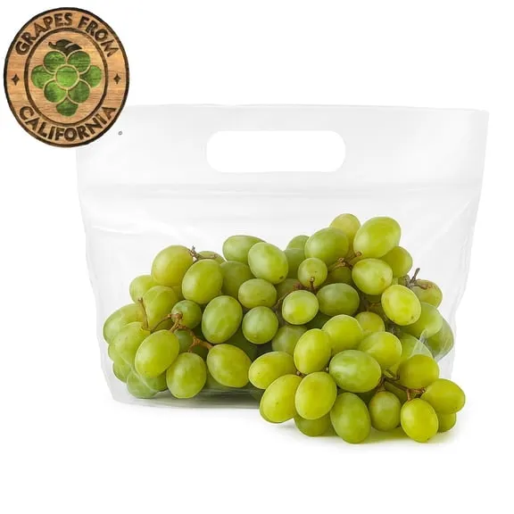 Rollback, Green Seedless Grapes From California, Bag (2.25 lbs/Bag Est.) $3.98 Was $4.43 $1.77/lb