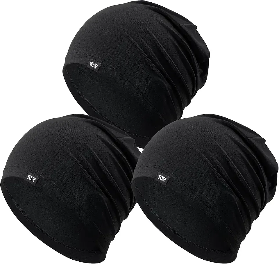 Cooling Skull Cap Sweat Wicking Breathable for Men Women 3 Pack