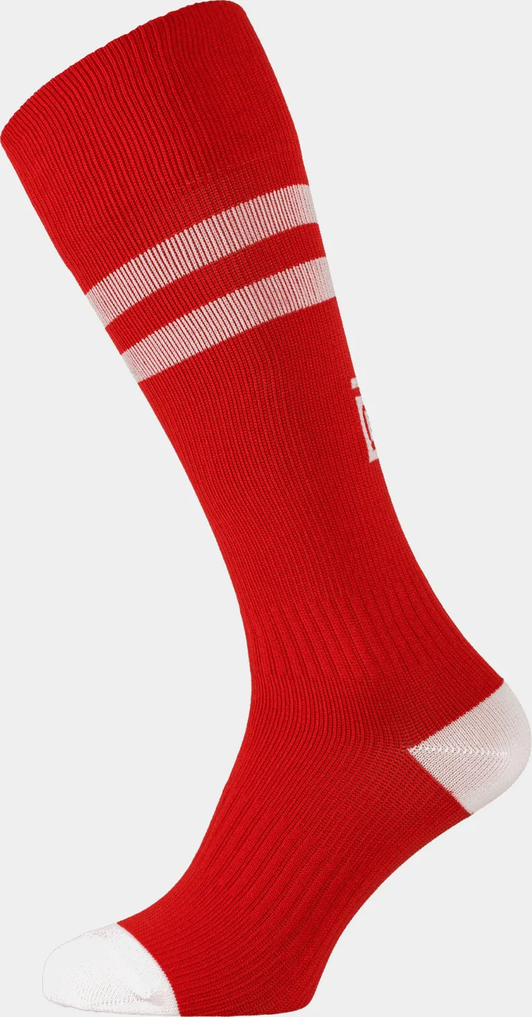 Performance Football Socks 2-Pack, fotballstrømper, unisex - Rød