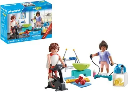 SPORTIFS AVEC MATERIEL DE FITNESS - 71806