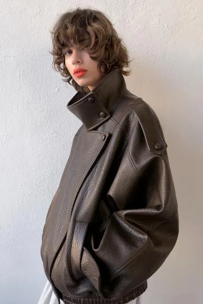 FAUX LEATHER JACKET