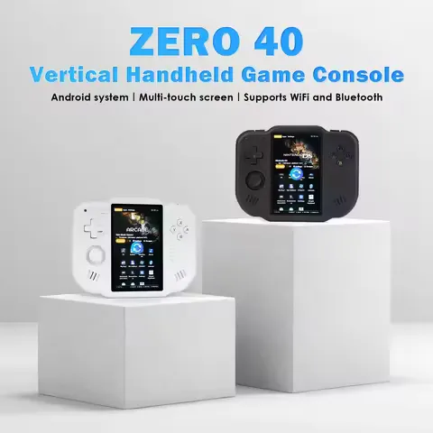 AMPOWN ZERO 40 Handheld Video Game Console 4'' IPS Multi-touch Screen Android A133P Magicx Zero40 Support Vibration Motor WiFi BT