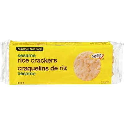 Sesame Rice Crackers