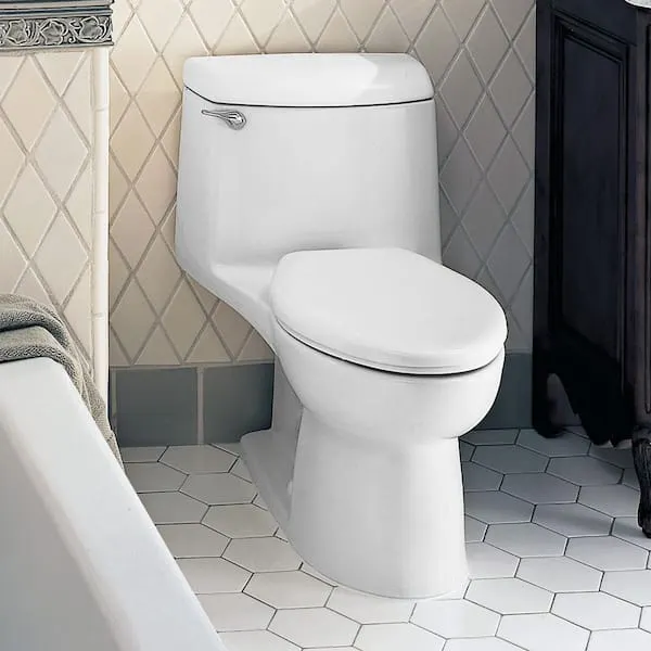 American Standard Champion 4 Tall Height 1-Piece 1.6 GPF Single Flush Elongated Toilet in White, Seat Included