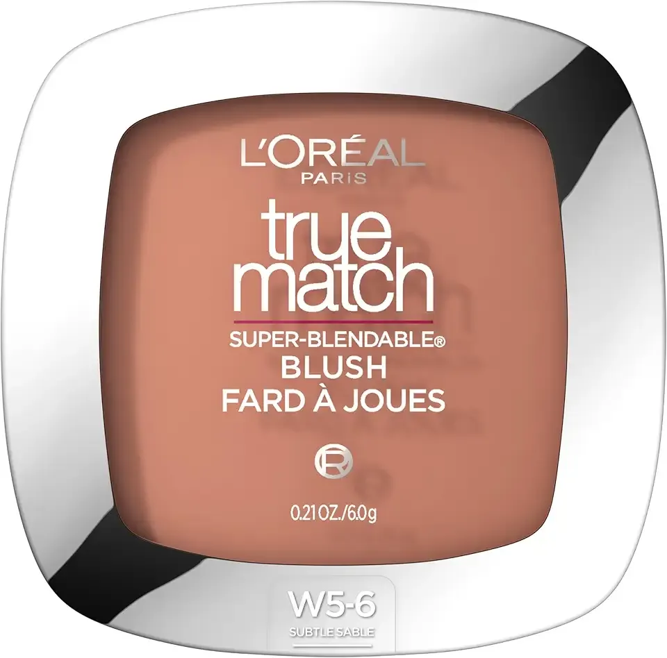L'Oreal Paris True Match Super-Blendable Powder Blush, Subtle Sable, 0.21 Oz (Packaging May Vary)