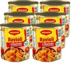 Maggi Ravioli in Tomatensauce