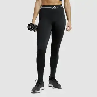 adidas Womens Hyperglam 3-Stripes Full Length Tight