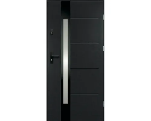 Vchodové dveře ocelové Ariadna P55 90 P antracit otevírání ven