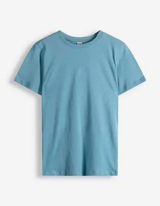 Maglia - Tinta unita - Azzurro