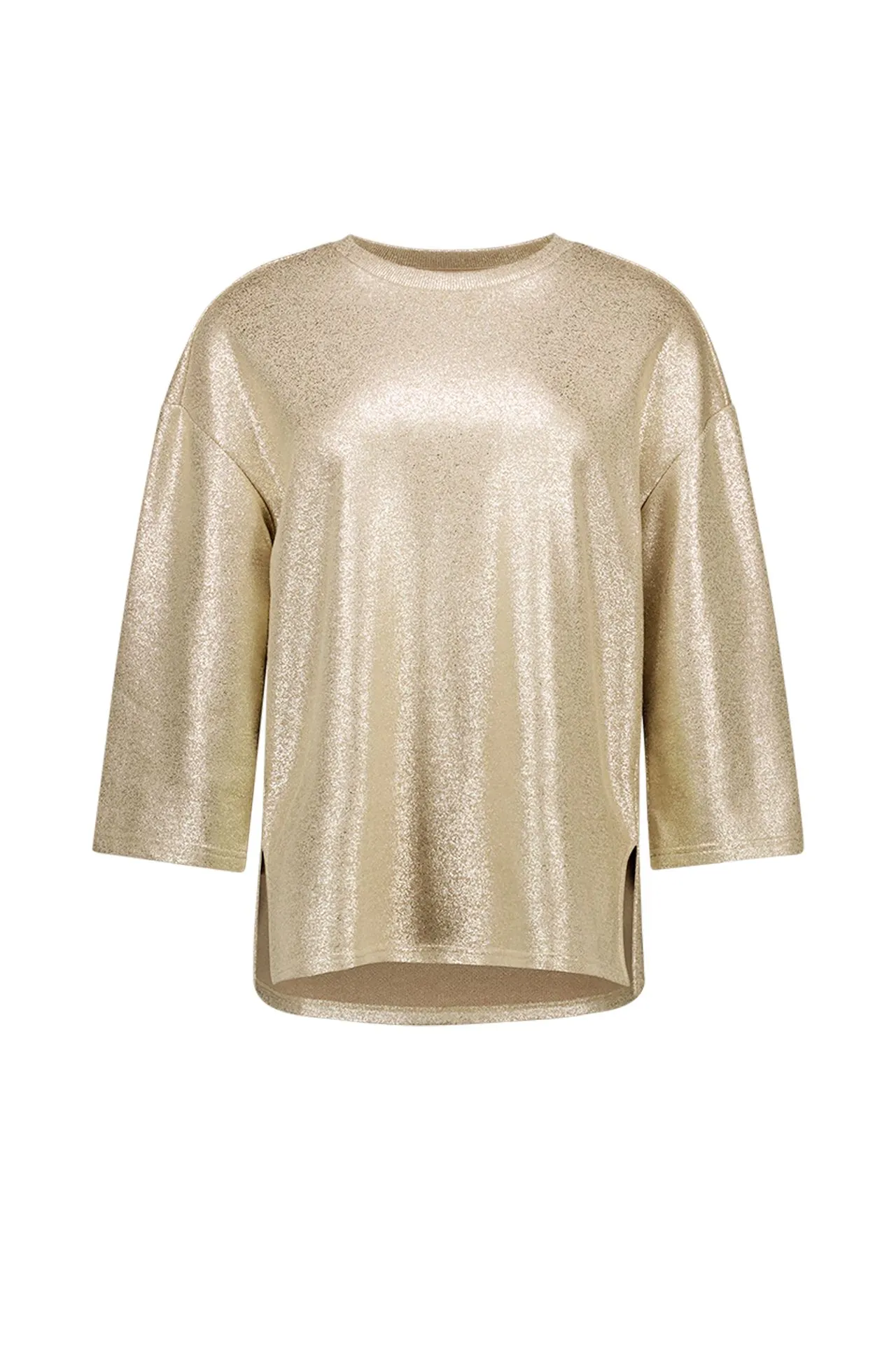 Goudkleurige trui met glans
