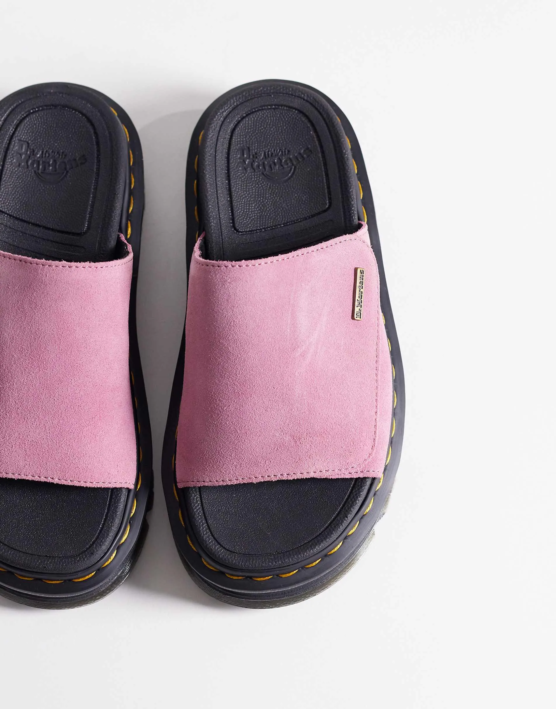 Dr Martens ZebZag slide in dusty rose