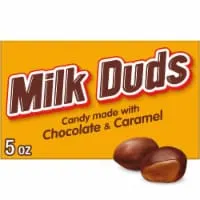 MILK DUDS Chocolate and Caramel Candy Box
