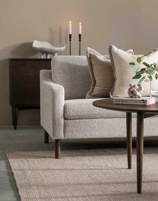 Hjellegjerde Medium 3,5 seter Modulsofa. 3,5 seter duo, armlene 35 stoff Taurus 01