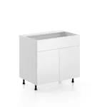 Eurostyle Alexandria - Sink Base Cabinet with 2 doors in White, 36 inch x 34.5 inch x 24 inch
