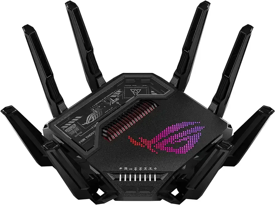 ASUS ROG Rapture GT-BE98 Pro WiFi 7 Gaming Router - Quad-Band, 30Gbps, Mesh