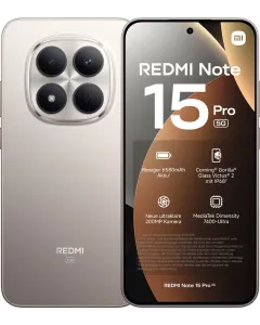Xiaomi Redmi Note 15 Pro 5G 256GB - Titanium