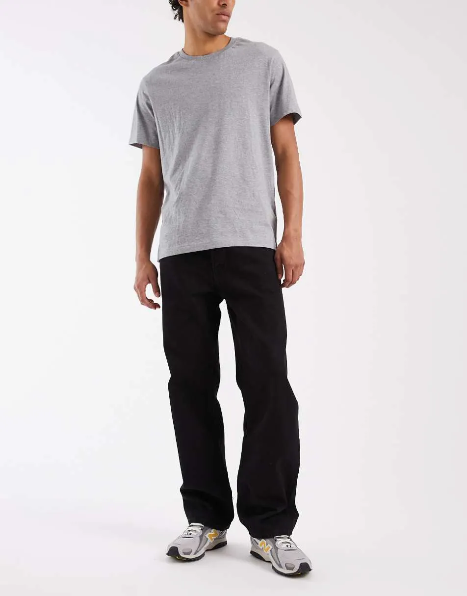 BLEND loose fit straight leg jeans in black wash