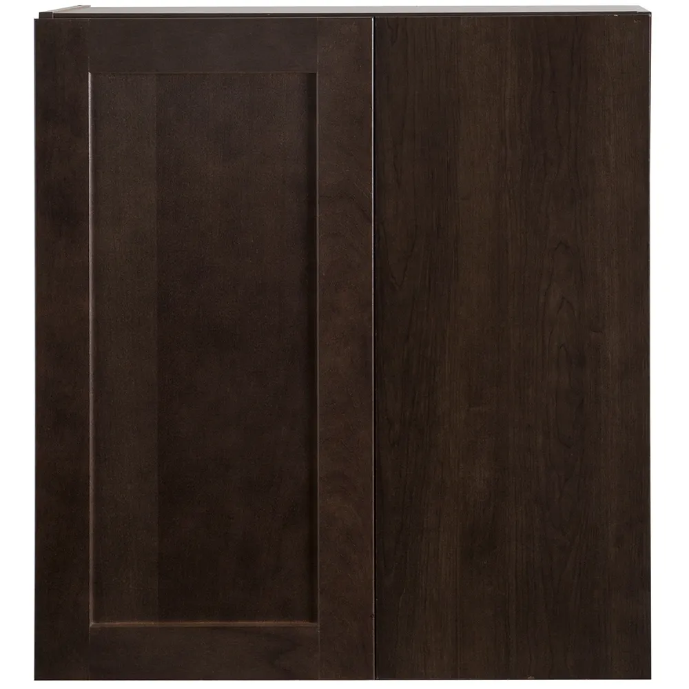 Hampton Bay Edson Assembled 27x12.5x30 in. Blind Wall Corner Cabinet in Dusk