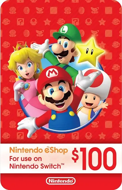 Nintendo eShop Physical Gift Card - $100