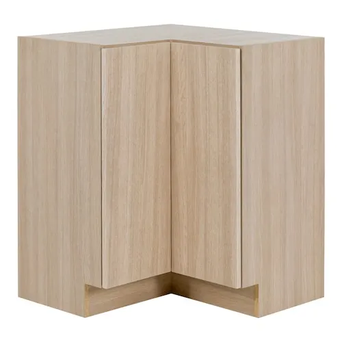 Pembroke 27.8-inch W x 34.5-inch H x 16.4-inch D Assembled Kitchen Lazy Susan Cabinet in Riverside Sand