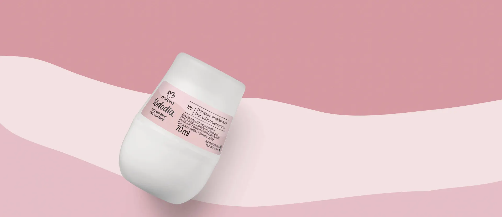 Desodorante Antitranspirante Roll-on Tododia Pele Uniforme