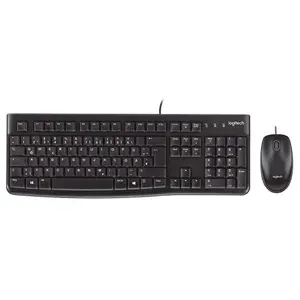 Combo Mouse y Teclado con Cable Logitech MK120