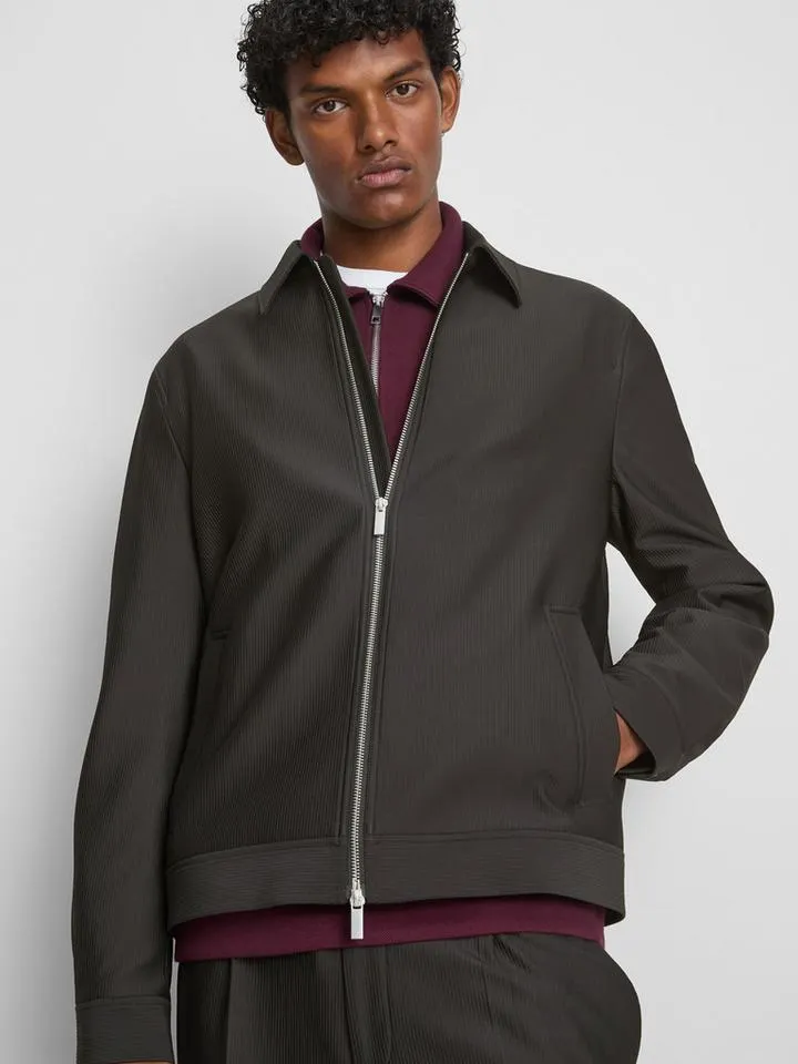 Veste zippée plissée classique The Edit