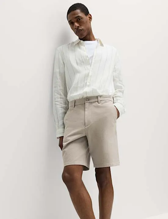 Ultimate – Chino-Shorts mit Stretchanteil