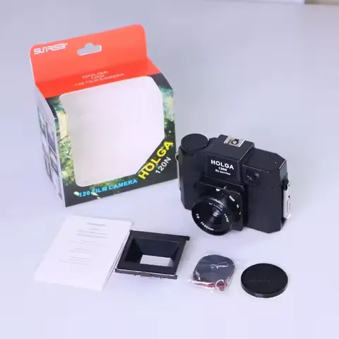 Classic Holga 120 Film Camera Colorful Profesional 120N Medium Format Camera Lomography Lomo For Kodak Fujifilm Pink Blue