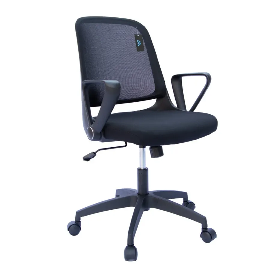 Silla de oficina Bynox negra CI-SIOF01-NE
