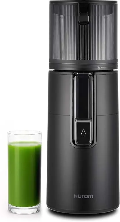 Hurom H400 Cold Press Juicer Machine, Award Winning Masticating Slow Juicer, Easy to Clean, Strainer & Hands Free with Self Feeding, Wide Mouth Hopper, Easy Assembly (Matte Black) Hurom H400 Cold Press Juicer Machine, Award Winning Mas…